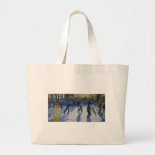 Bolsa Tote Grande Natal Fayre Hyde Park justo dos patinadores de