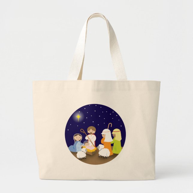 Bolsa Tote Grande Natividade do Senhor (Frente)