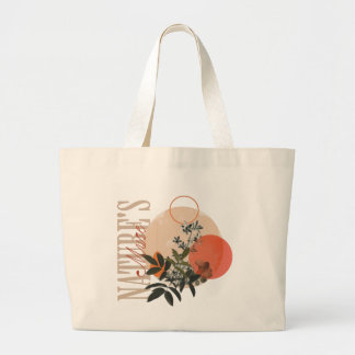 Bolsa Tote Grande Nature’s Muse Floral Tote Bag