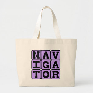 Bolsa Tote Grande Navegador, Mestre Cartógrafo