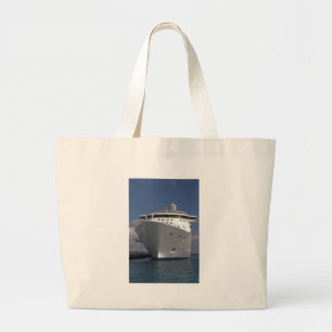 Bolsa Tote Grande Navio de cruzeiro