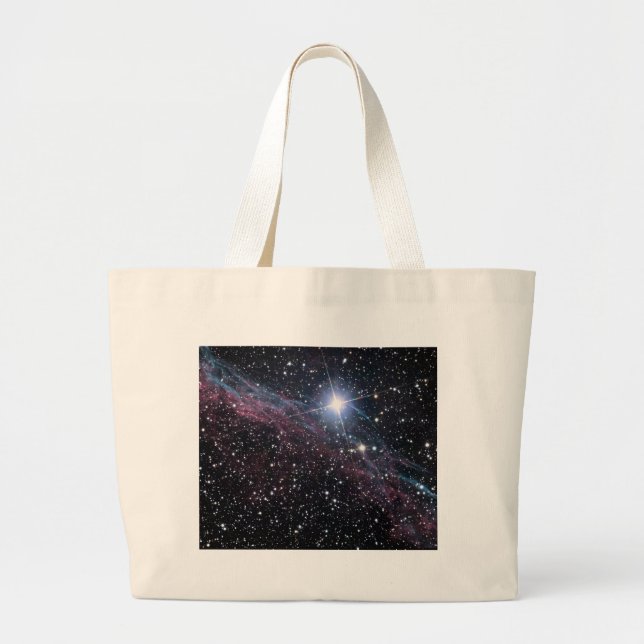 Bolsa Tote Grande Nébula de Véu do AEE da NASA (Frente)