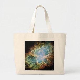 Bolsa Tote Grande Nebulosa de caranguejo da cerceta