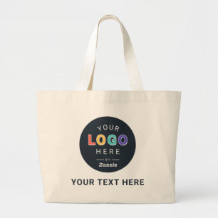 Bolsa Tote Grande Negócios com Logotipo Personalizado
