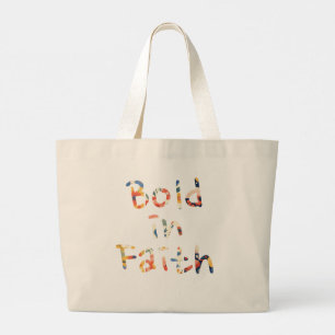 Bolsa Tote Grande Negrito Na Fé