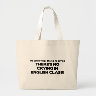 Bolsa Tote Grande Nenhum grito na classe inglesa