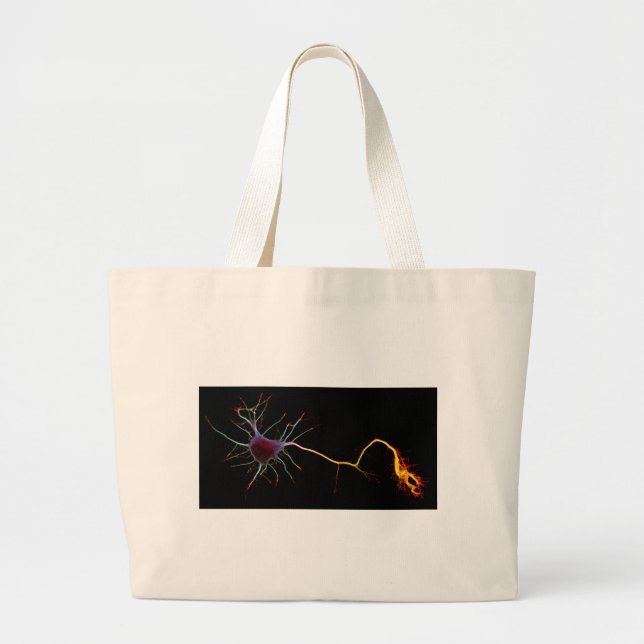 Bolsa Tote Grande Neuroscience, neuron , science (Frente)
