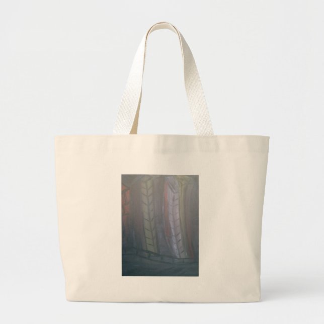 Bolsa Tote Grande Névoa Negra (Frente)
