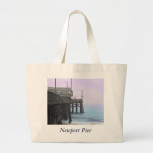 Bolsa Tote Grande Newport Pier - Bag de Fotografias Inclinadas