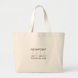 Bolsa Tote Grande Newport Rhode - veleiros da ilha