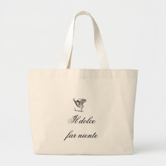 Bolsa Tote Grande Niente distante do IL Dolce!  Doçura de não fazer