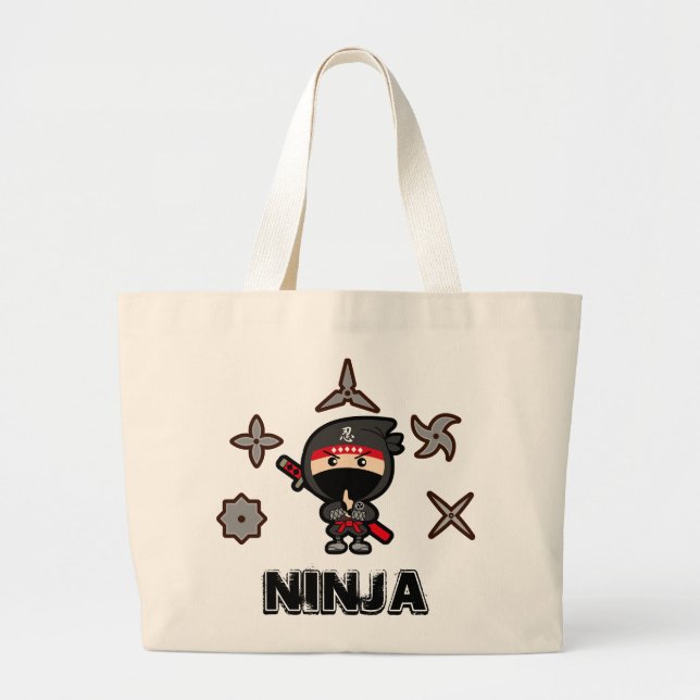 Bolsa Tote Grande Ninja Boy (Frente)