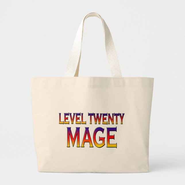 Bolsa Tote Grande Nível 20 Mage (Frente)