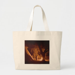 Bolsa Tote Grande No. 2 do fogo do acampamento