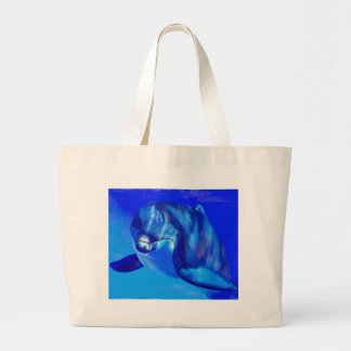 Bolsa Tote Grande No azul