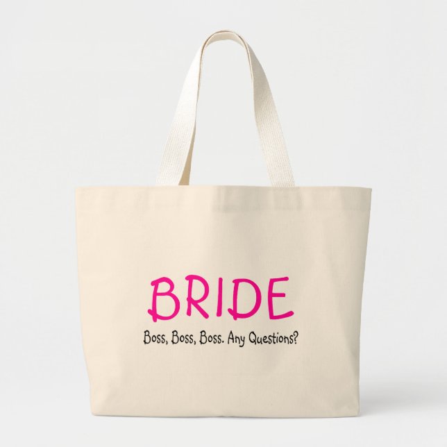 Bolsa Tote Grande Noiva (chefe) (Frente)