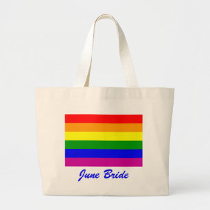 Bolsa Tote Grande Noiva de junho/Orgulho gay