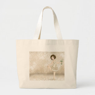 Bolsa Tote Grande Noiva do marfim