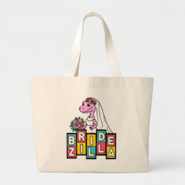 Bolsa Tote Grande Noiva Zilla Retro