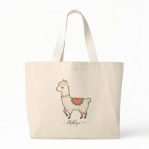 Nome Personalizado Llama Cute Rainbow