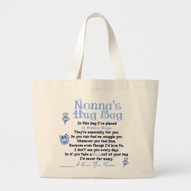 Bolsa Tote Grande - Nonna - único verso italiano (Frente)