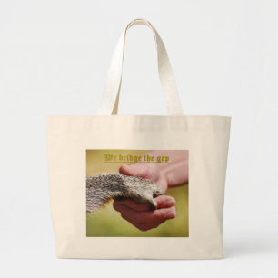 BOLSA TOTE GRANDE NÓS CONSTRUÍMOS UMA PONTE SOBRE GAP