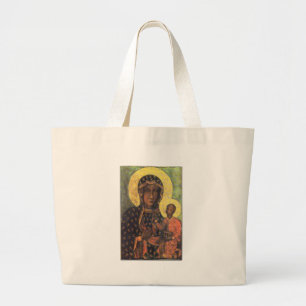 Bolsa Tote Grande Nossa Senhora de Czestochowa