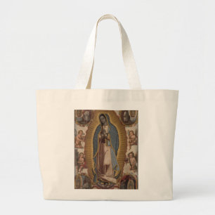 BOLSA TOTE GRANDE NOSSA SENHORA DE GUADALUPE REZA POR NÓS