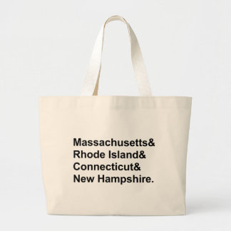 Bolsa Tote Grande Nova Inglaterra Massachusetts Rhode Island Etc. Es