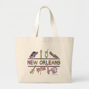 Bolsa Tote Grande Nova Orleans-ICONS- cópia