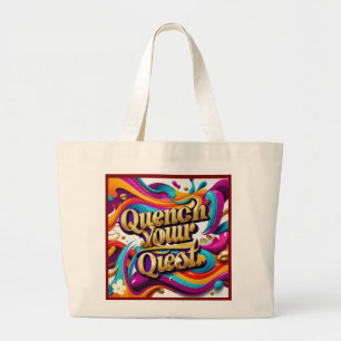 Bolsa Tote Grande "Novas Fronteiras Aguardam"