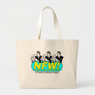 Bolsa Tote Grande NOVO ACHADO VALOR 'FUTURISTIC DYSTOPIA'' Tote Bag