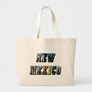 Bolsa Tote Grande Novo Texto da Imagem do México