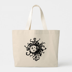 Bolsa Tote Grande Numa noite de lua escura