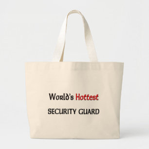 Bolsa Tote Grande O agente de segurança o mais quente dos mundos