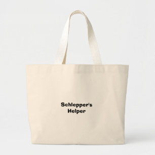 Bolsa Tote Grande O ajudante de Schlepper