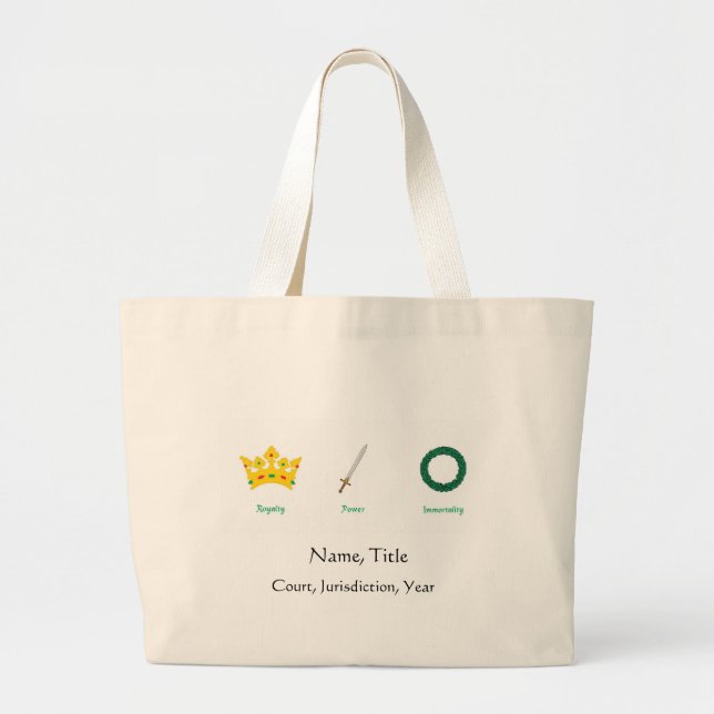 Bolsa Tote Grande O amaranto simboliza a sacola (Frente)