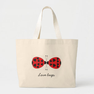 Bolsa Tote Grande O amor desinseta a sacola