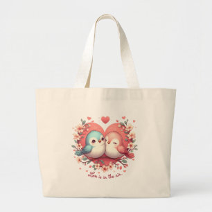 Bolsa Tote Grande O amor está no ar