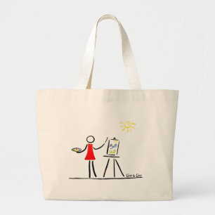 Bolsa Tote Grande o artista