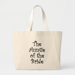 Bolsa Tote Grande O Auntie da noiva