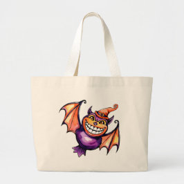 Bolsa Tote Grande O Bat Sorridente
