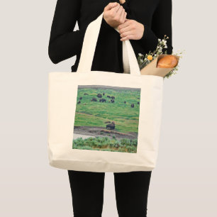 Bolsa Tote Grande O Bison Americano