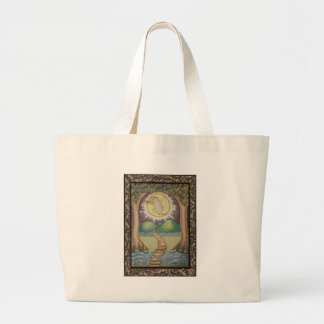Bolsa Tote Grande O cartão de Tarot da lua