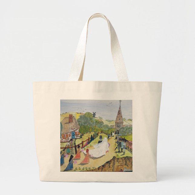 Bolsa Tote Grande O casal feliz (Frente)