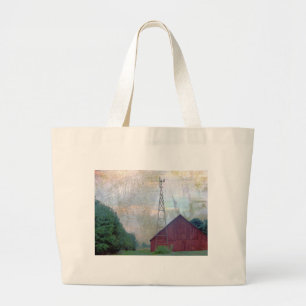 Bolsa Tote Grande O celeiro vermelho