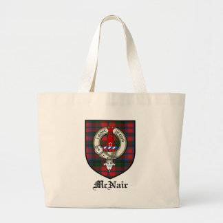 Bolsa Tote Grande O clã de McNair Crest o Tartan do crachá