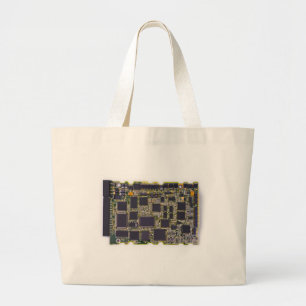 Bolsa Tote Grande o conselho de circuito eletrônico