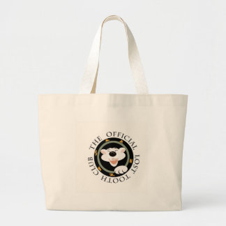 Bolsa Tote Grande O crachá perdido oficial do clube do dente