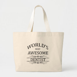 Bolsa Tote Grande O dentista o mais impressionante do mundo